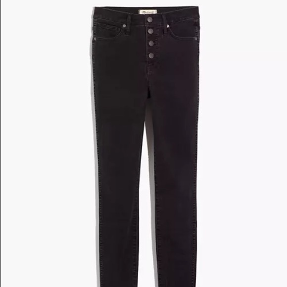 Madewell 10” high rise skinny jeans in Berkeley black - Picture 4 of 9